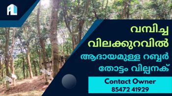 21.5 Acre Agricultural Land for Sale at Ezhamkulam Budget - 330000021. Acre