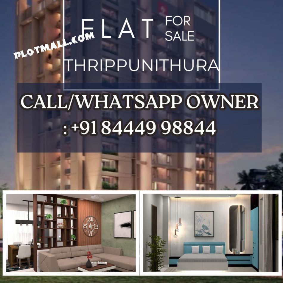 1156 Sq-ft Flat for Sale at Aluva Budget - 9100000 Total