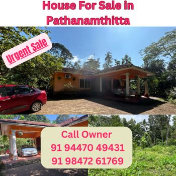 108 Cent House / Villa for Sale at Pathanamthitta Budget - 9000000 Total