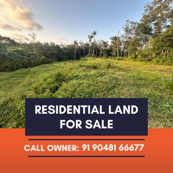 68 Cent Residential Land for Sale at Nedumancavu Budget - 145000 Cent