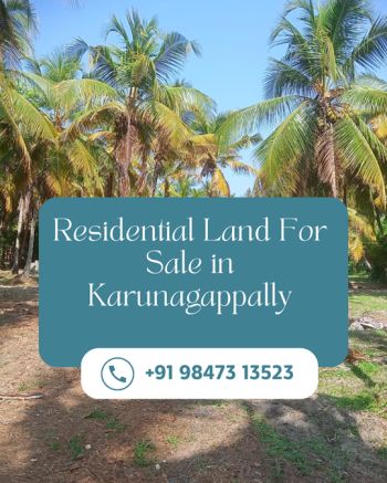 54 Cent Residential Land for Sale at Karunagapally Budget - 275000 Cent