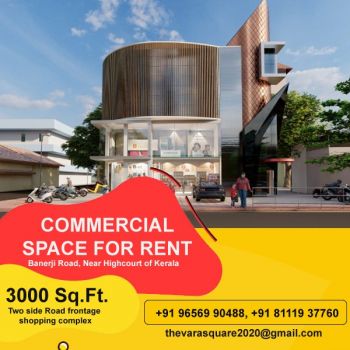 3000 Sq-ft Shop / Showroom for Rent at Ernakulam Budget - 0 Sq-ft