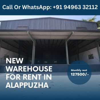 24 Cent Warehouse / Godown for Rent at  Budget - 127500 Total